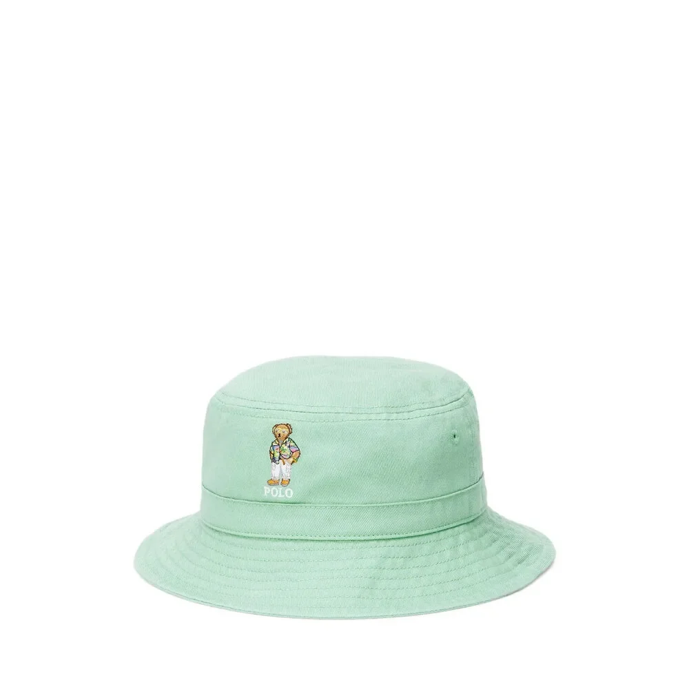 Polo Ralph Lauren Boys Polo Bear Bucket Hat - Celadon, 2-4